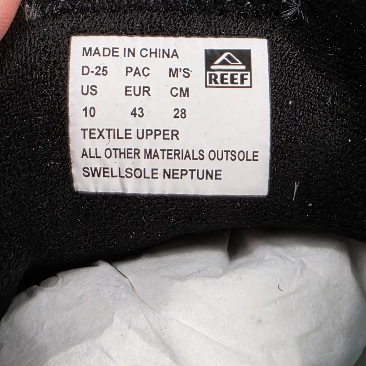 Reef shoes - Reef Swellsole Neptune - Swellsole Neptune - Black 7