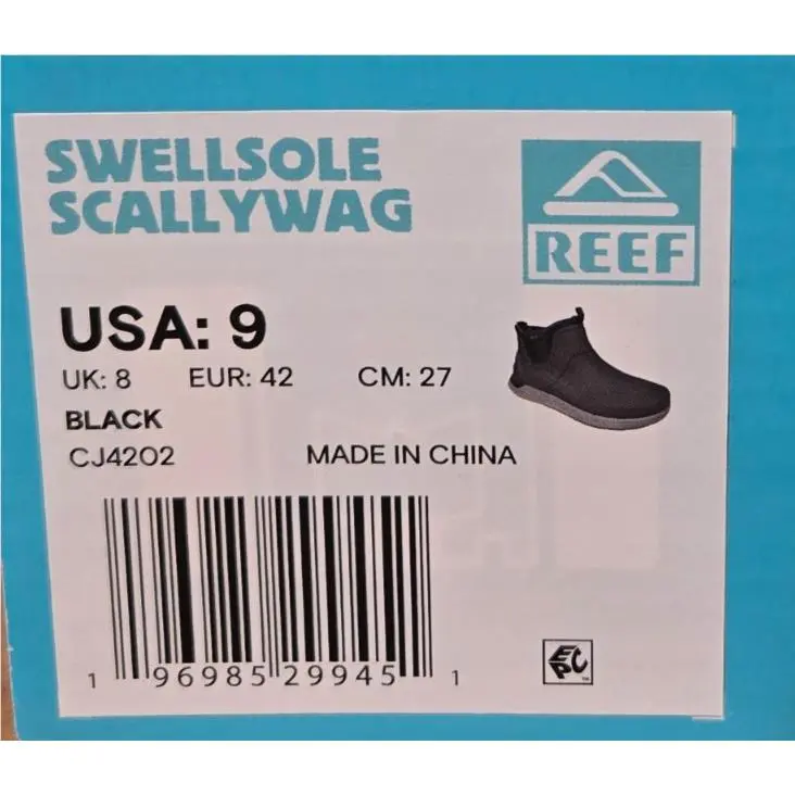 Reef shoes - Reef Swellsole Scallywag - Swellsole Scallywag - Black (UPC: 196985299451) 8