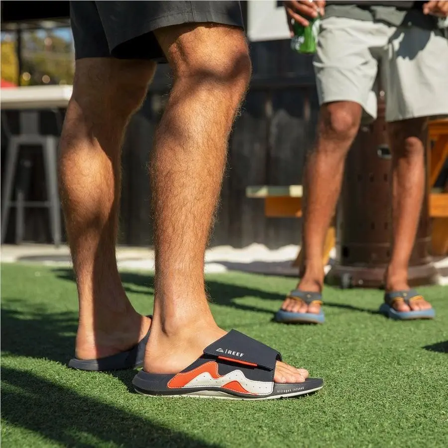 Reef shoes - Navy/White/Orange (UPC: 196985505897) 6