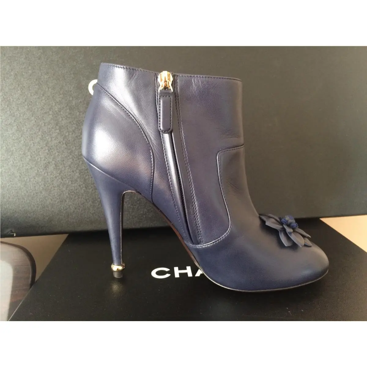 Chanel shoes - CHANEL Camellia - Camellia - Navy Blue 1