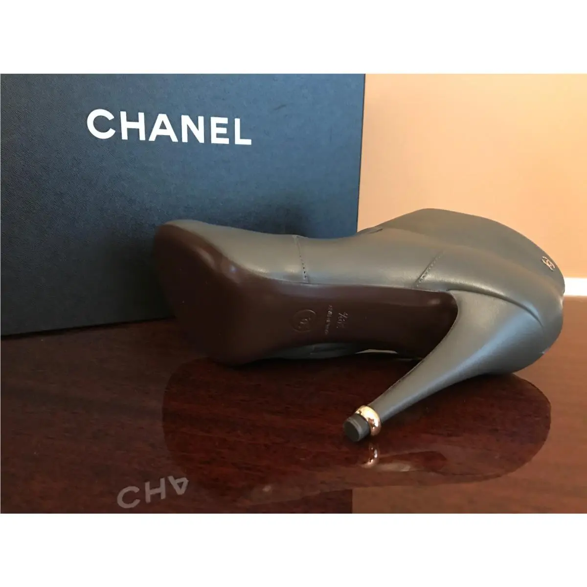 Chanel shoes - CHANEL Camellia - Camellia - Gray 3