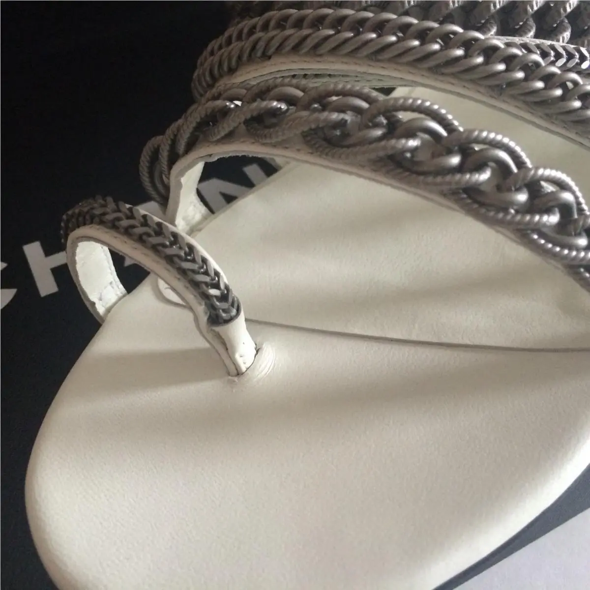 Chanel shoes - Tweed - Tweed - Black/White/silver 1
