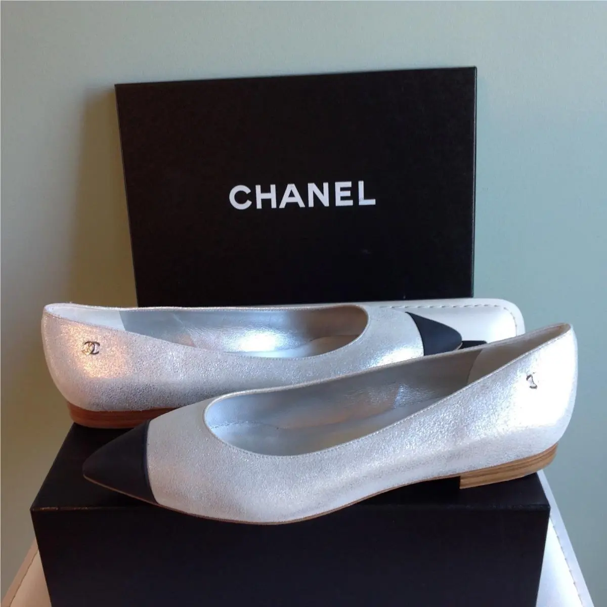 Chanel shoes - Chanel Ballerina - Ballerina - Silver 3