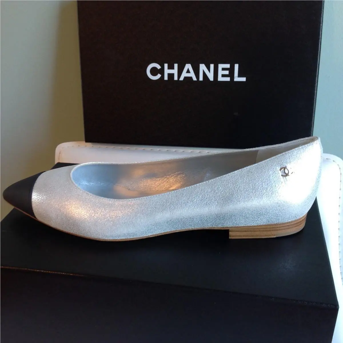 Chanel shoes - Chanel Ballerina - Ballerina - Silver 7