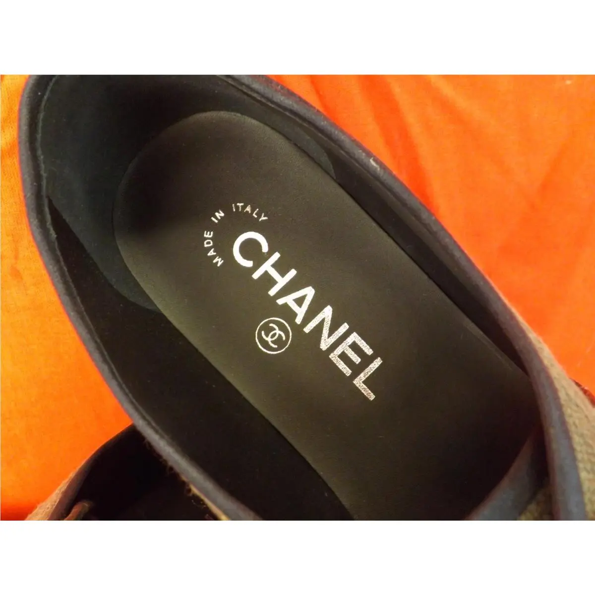 Chanel shoes - G31345 - G31345 - Dark Green /Black (UPC: 3572635412253) 7