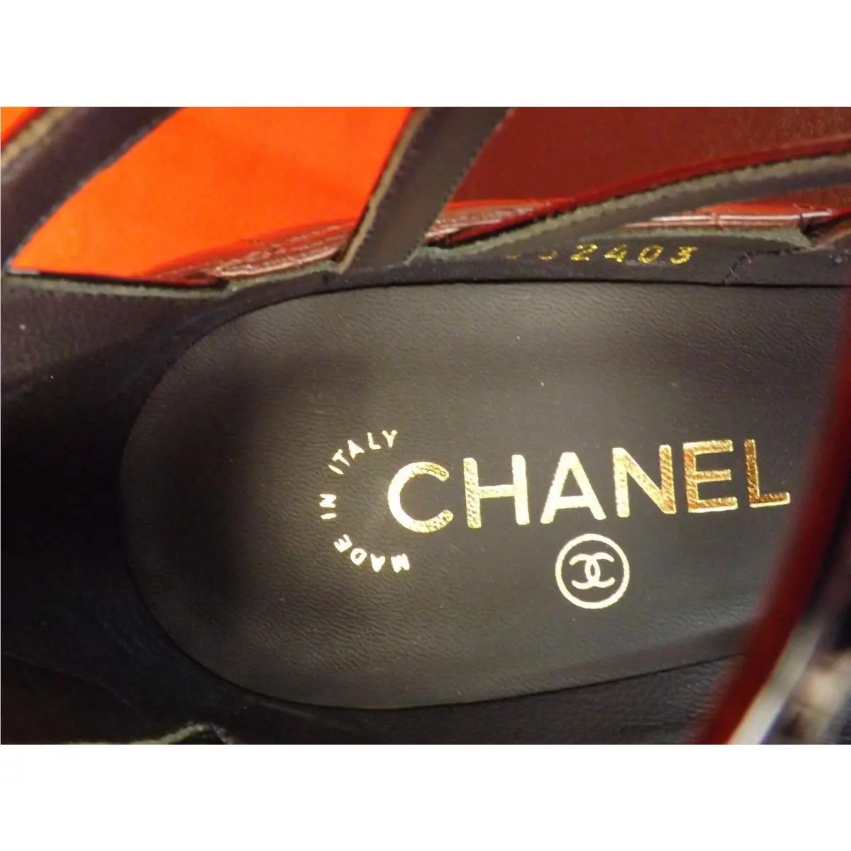 Chanel shoes - G32403 - G32403 - Burgundy/Navy (UPC: 3572637805824) 8