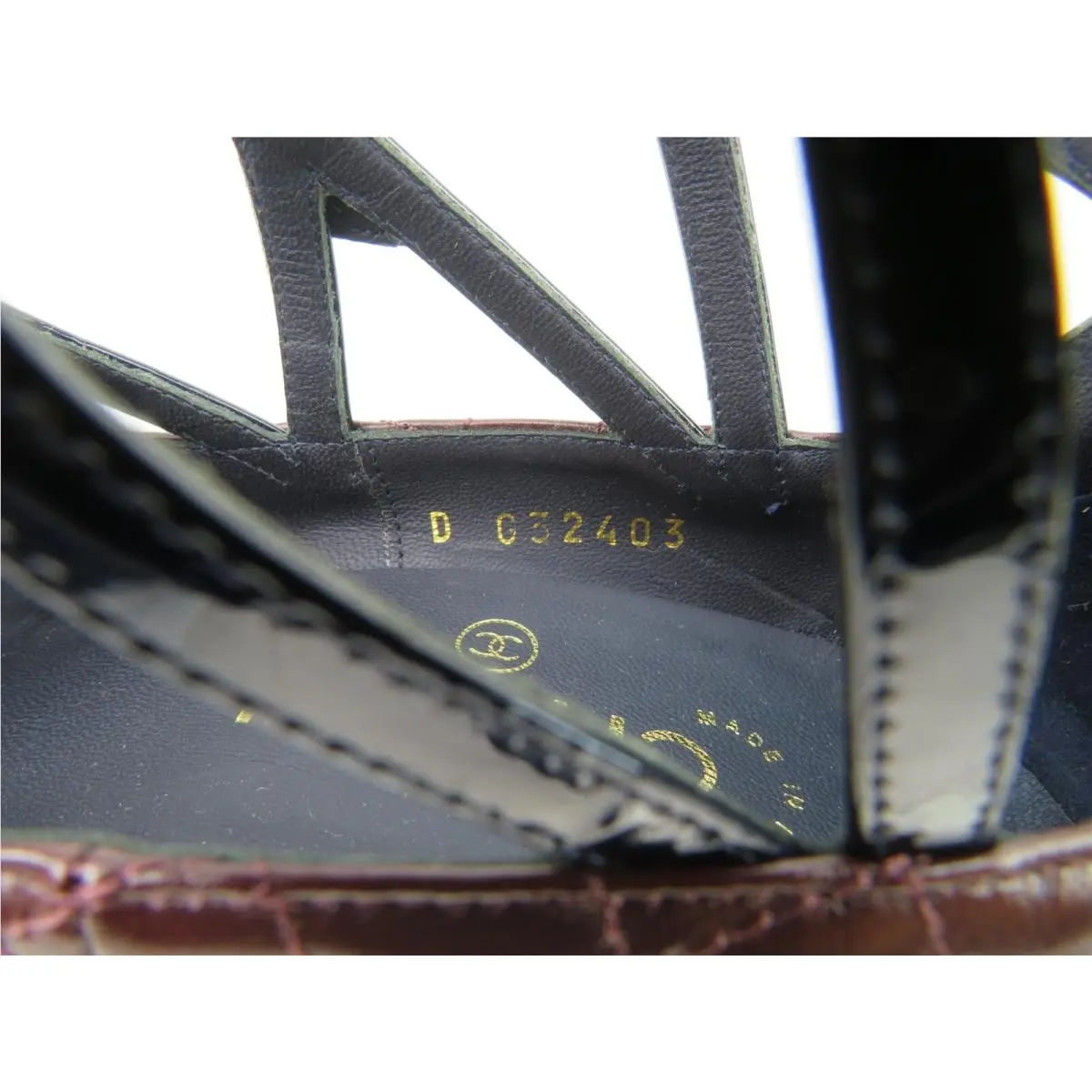 Chanel shoes - G32403 - G32403 - Burgundy/Navy (UPC: 3572637805824) 10