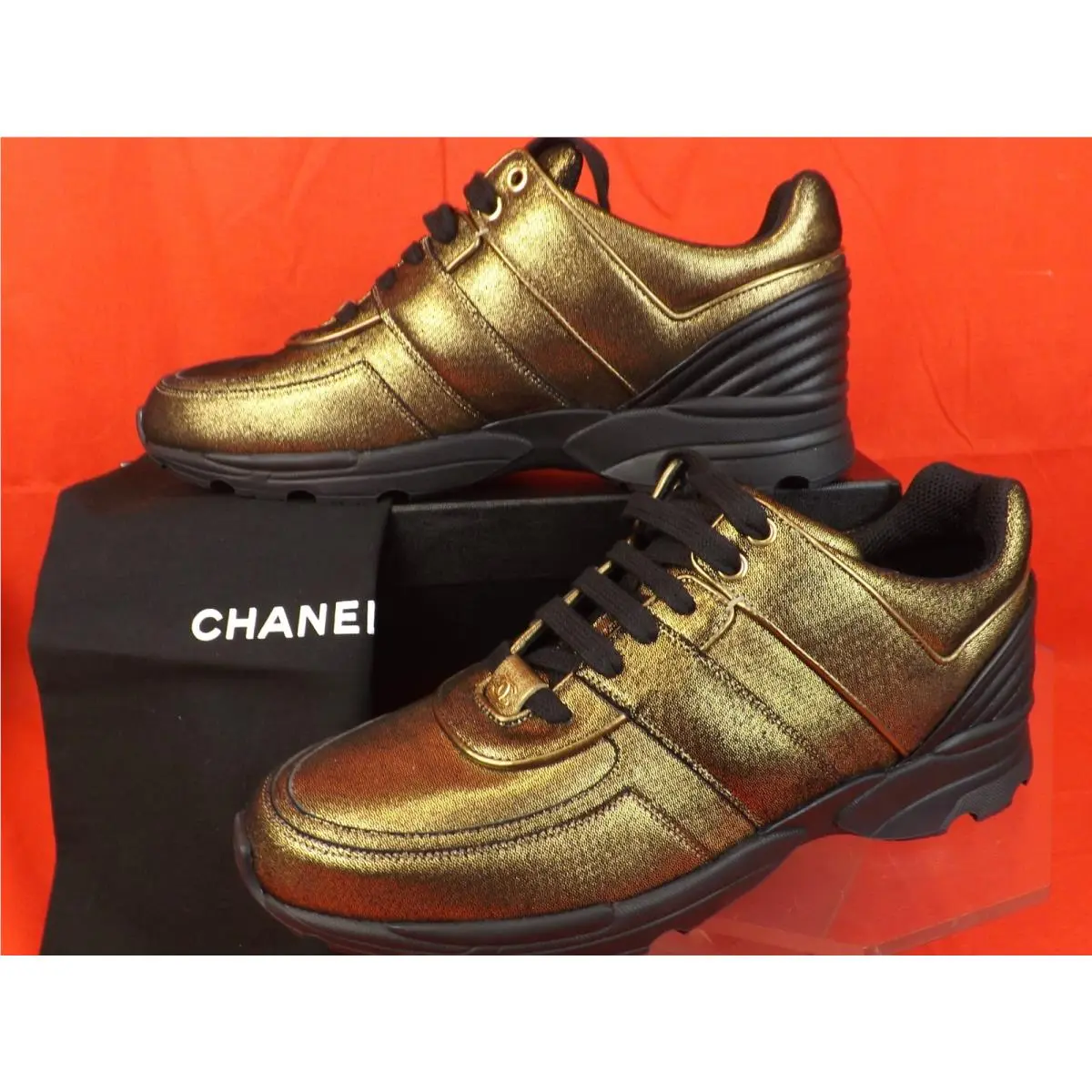 Chanel shoes - G31711 - G31711 - Golden Brown (UPC: 3572637441602) 0