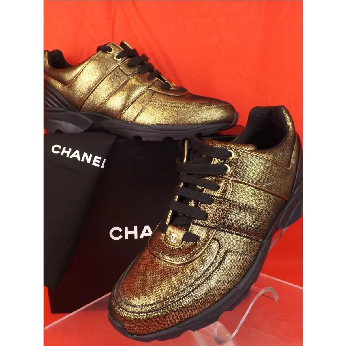 Chanel shoes - G31711 - G31711 - Golden Brown (UPC: 3572637441602) 1