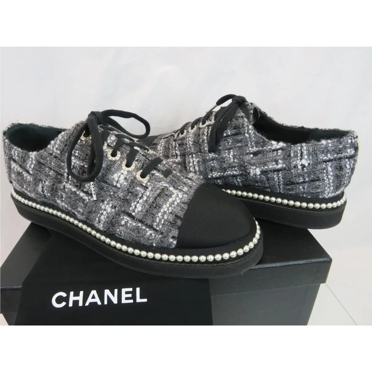 Chanel shoes - CHANEL G32357 - Gray (UPC: 3572640227248) 8