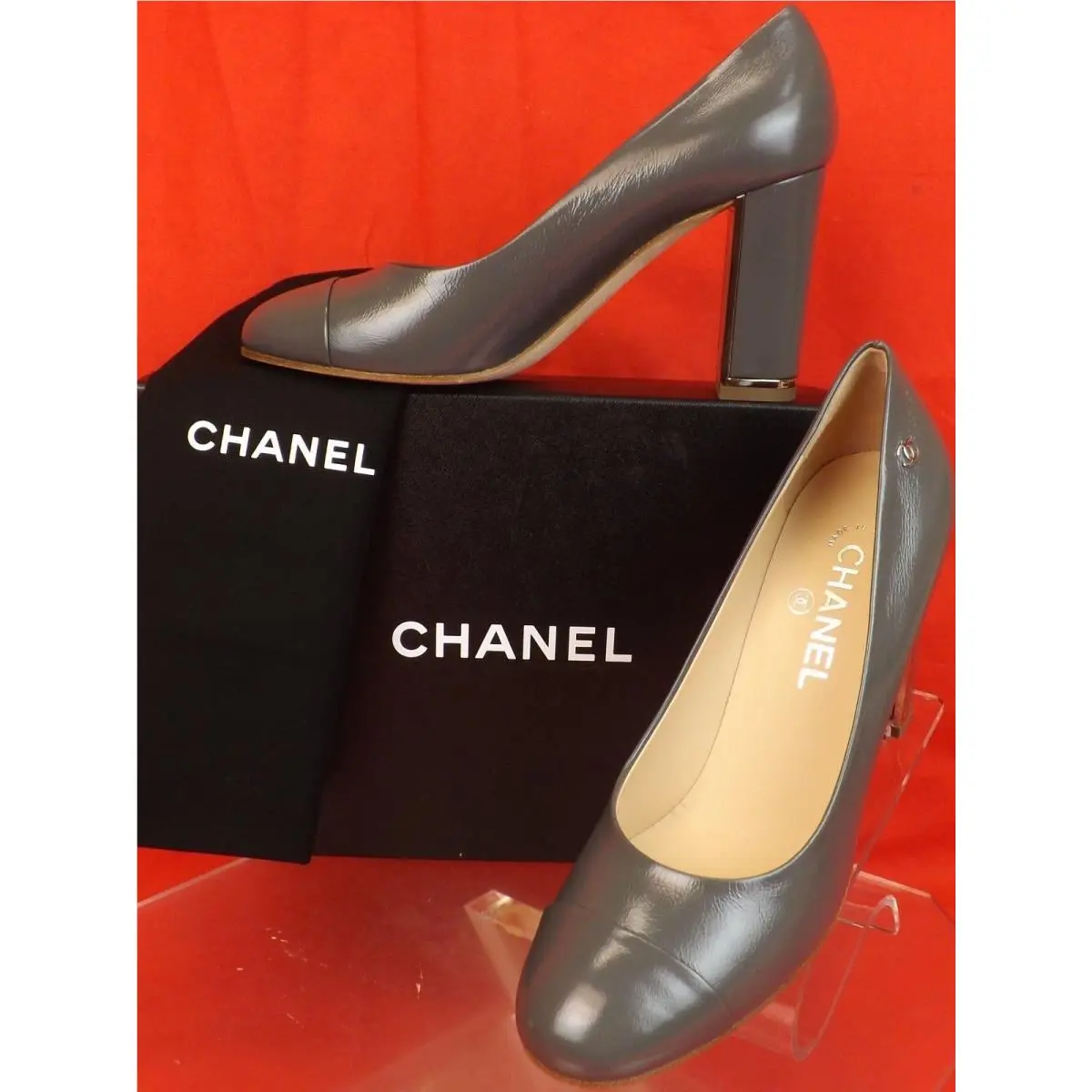 Chanel shoes - CHANEL G31655 - Light Gray/Silver (UPC: 3572639724390) 5