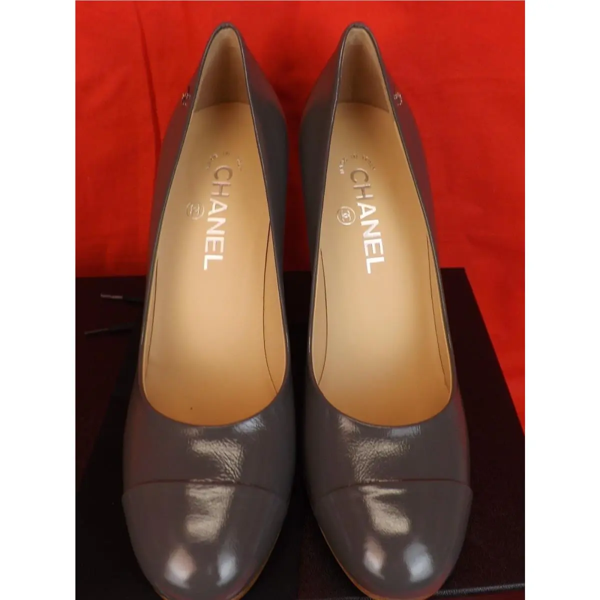 Chanel shoes - CHANEL G31655 - Light Gray/Silver (UPC: 3572639724390) 7