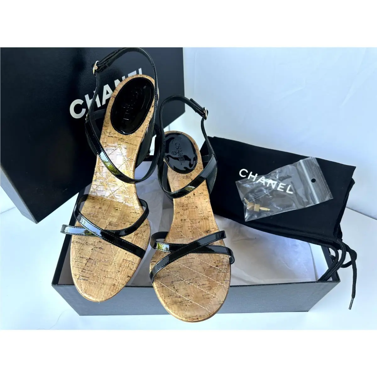 Chanel shoes - sandal - sandal - Black (UPC: 3572625547293) 0