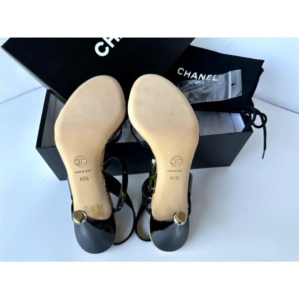 Chanel shoes - sandal - sandal - Black (UPC: 3572625547293) 1