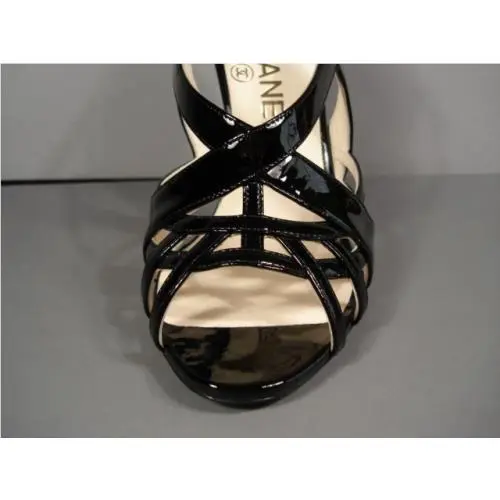 Chanel shoes - Sandals - Sandals - Black (UPC: 3572628896435) 3