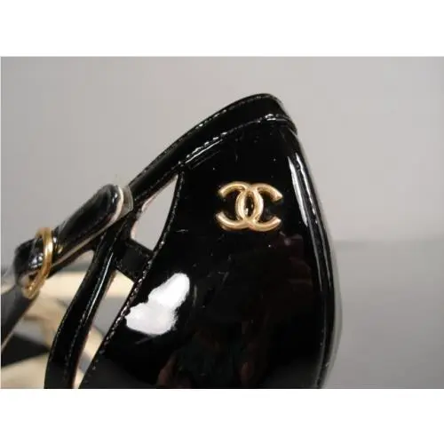 Chanel shoes - Sandals - Sandals - Black (UPC: 3572628896435) 6