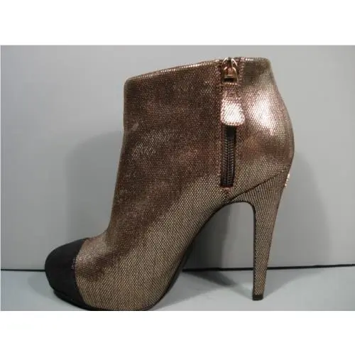 Chanel shoes - Chanel Short Boots - Short Boots - Metallics (UPC: 3572633429185) 0