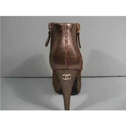 Chanel shoes - Chanel Short Boots - Short Boots - Metallics (UPC: 3572633429185) 5