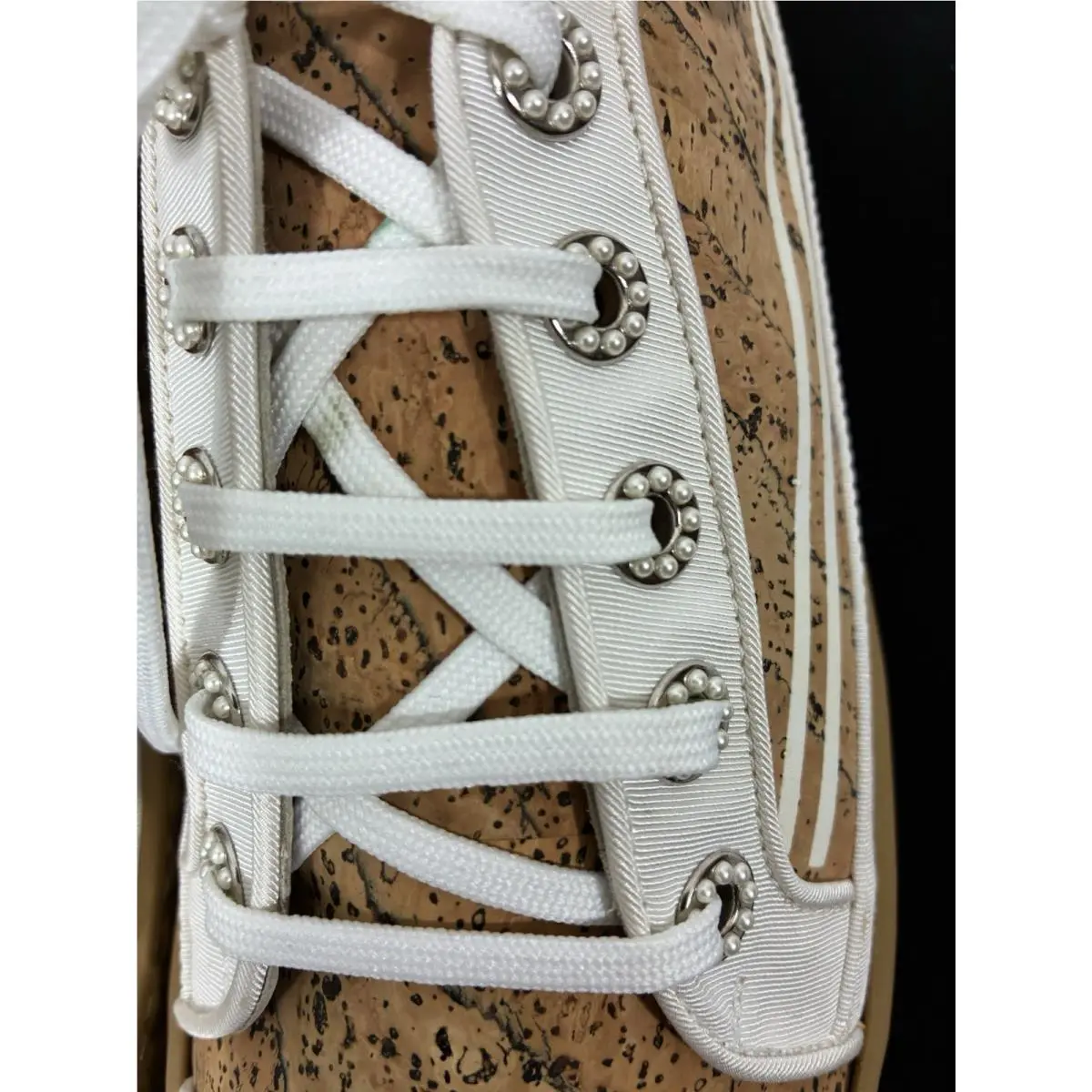 Chanel shoes - CHANEL Tan Cork - Tan Cork - White 3