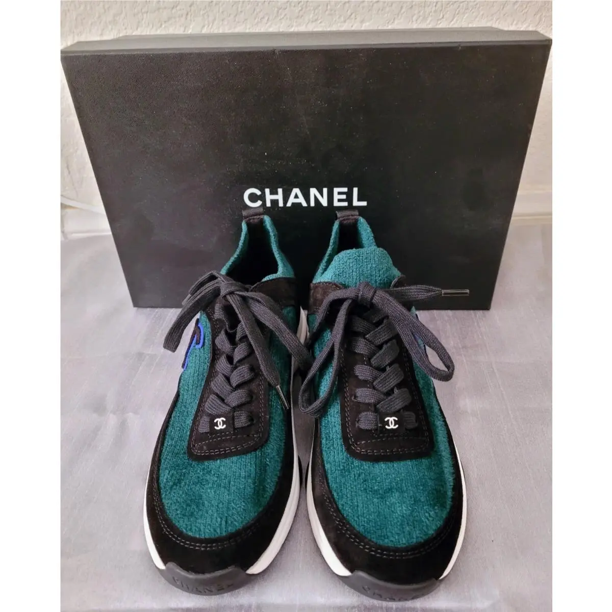 Chanel shoes - Chanel Sneaker - Sneaker - Dark Green 1