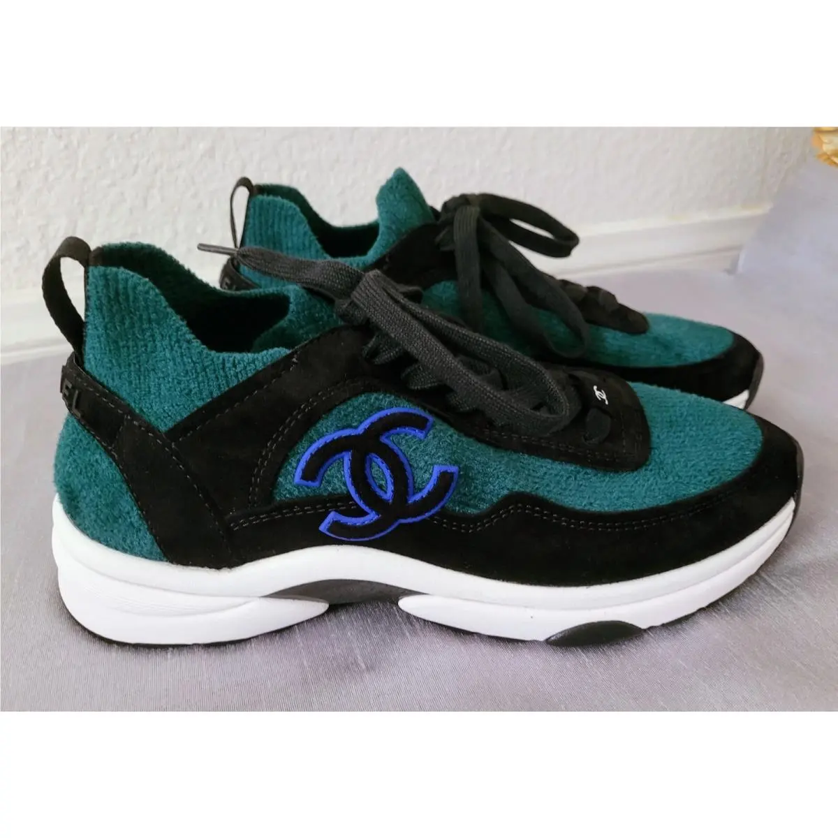 Chanel shoes - Chanel Sneaker - Sneaker - Dark Green 2