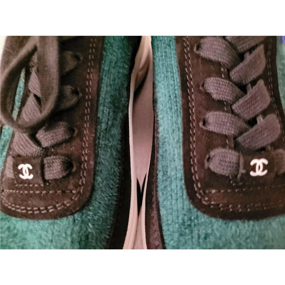 Chanel shoes - Chanel Sneaker - Sneaker - Dark Green 4