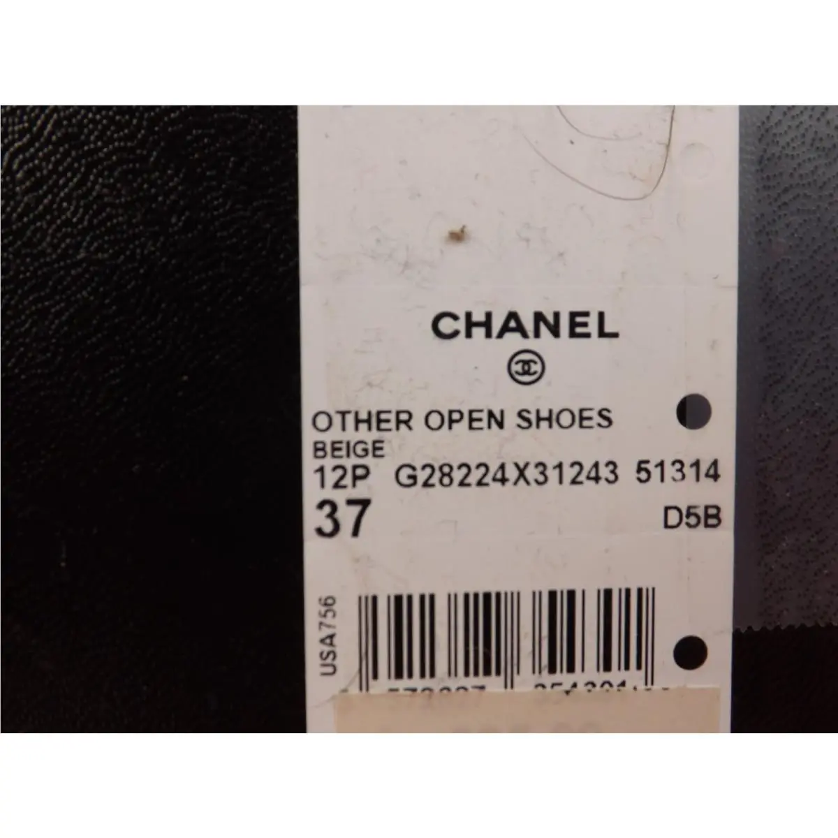 Chanel shoes - G28224 - G28224 - Beige/Black/Gold 10