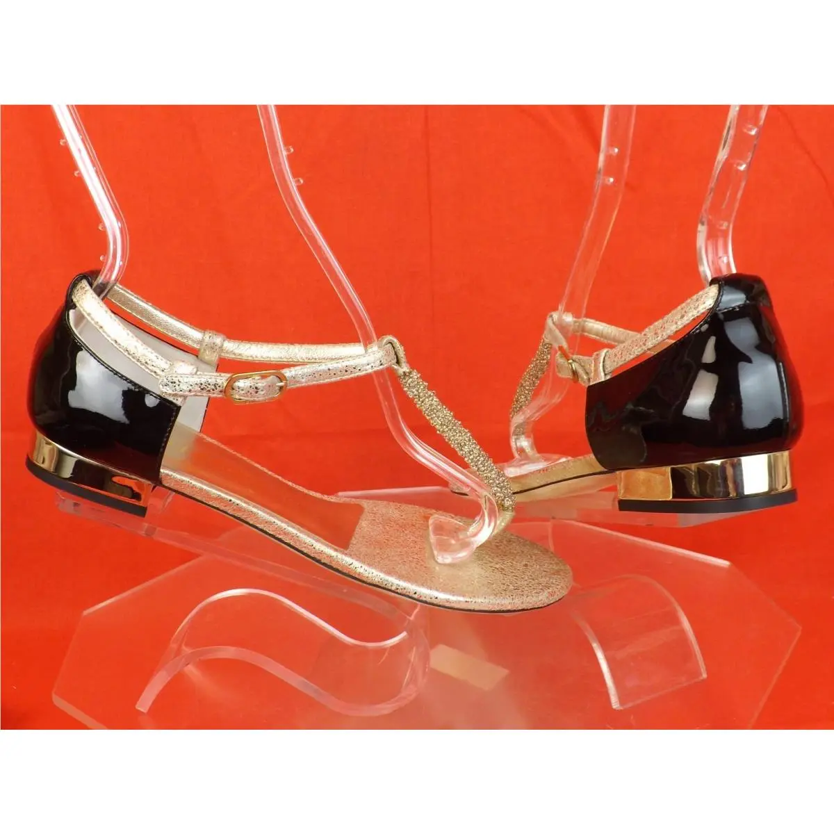 Chanel shoes - G28224 - G28224 - Beige/Black/Gold 6