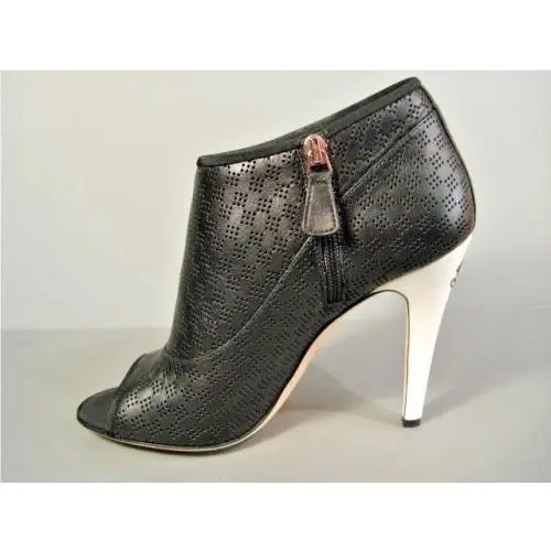 Chanel shoes - Open Toe Booties - Open Toe Booties - Black (UPC: 3572631670589) 0