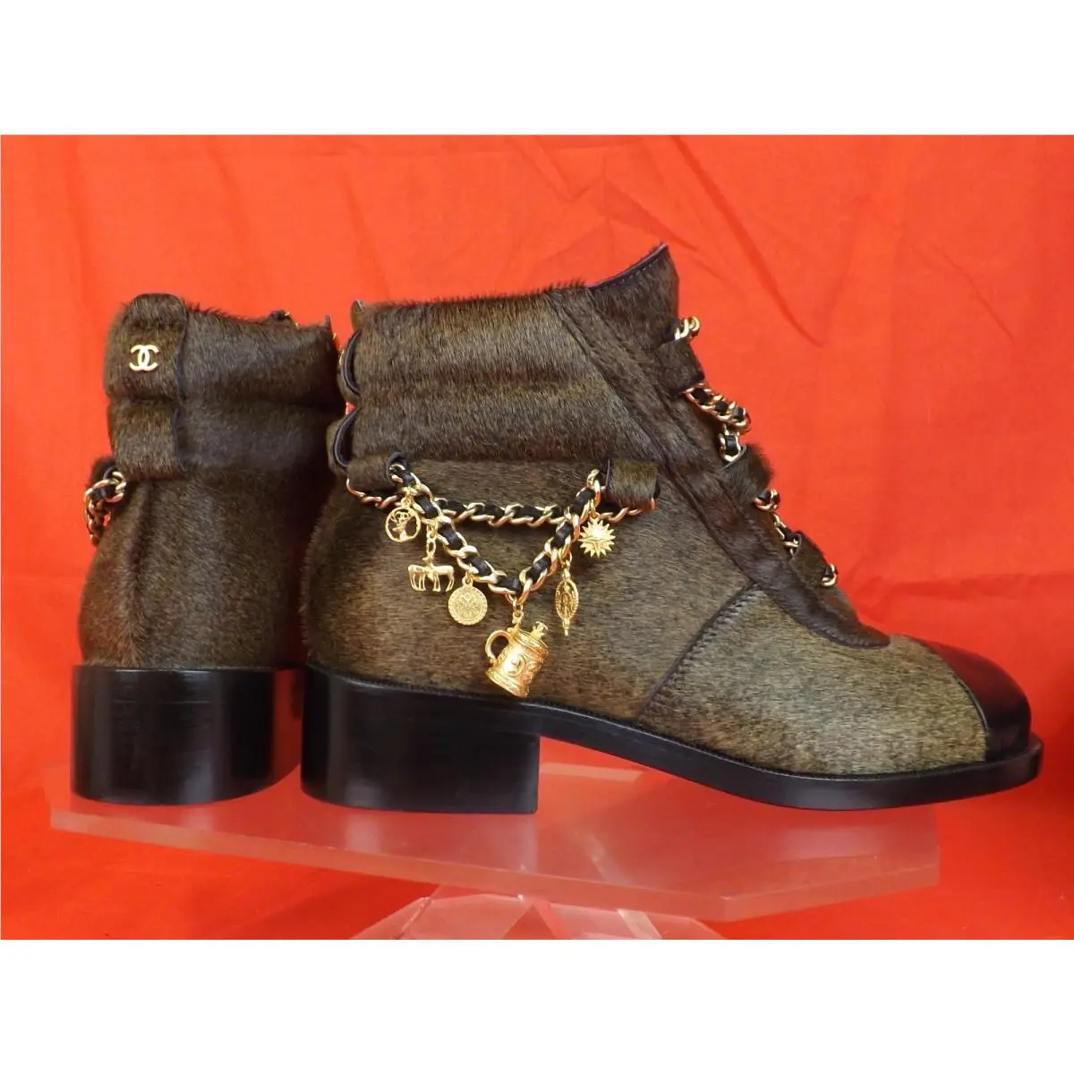 Chanel shoes - G30960Y15912 - G30960Y15912 - Brown/Black/Gold (UPC: 3572634132282) 8