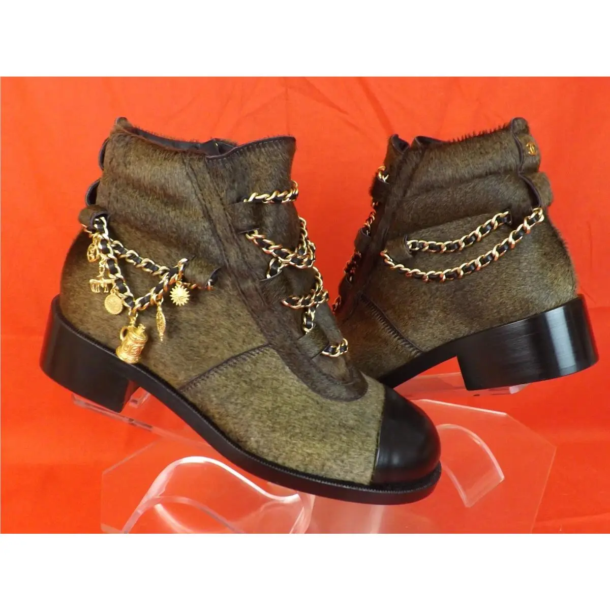 Chanel shoes - G30960Y15912 - G30960Y15912 - Brown/Black/Gold (UPC: 3572634132282) 2