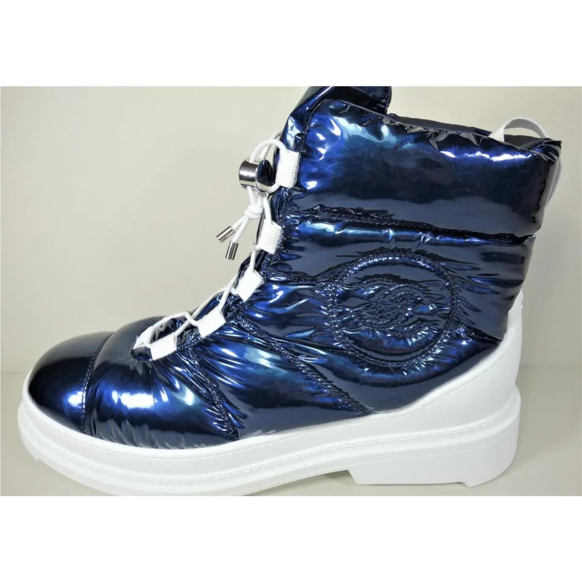 Chanel shoes - Chanel short boots - short boots - Blue (UPC: 3572643124209) 2