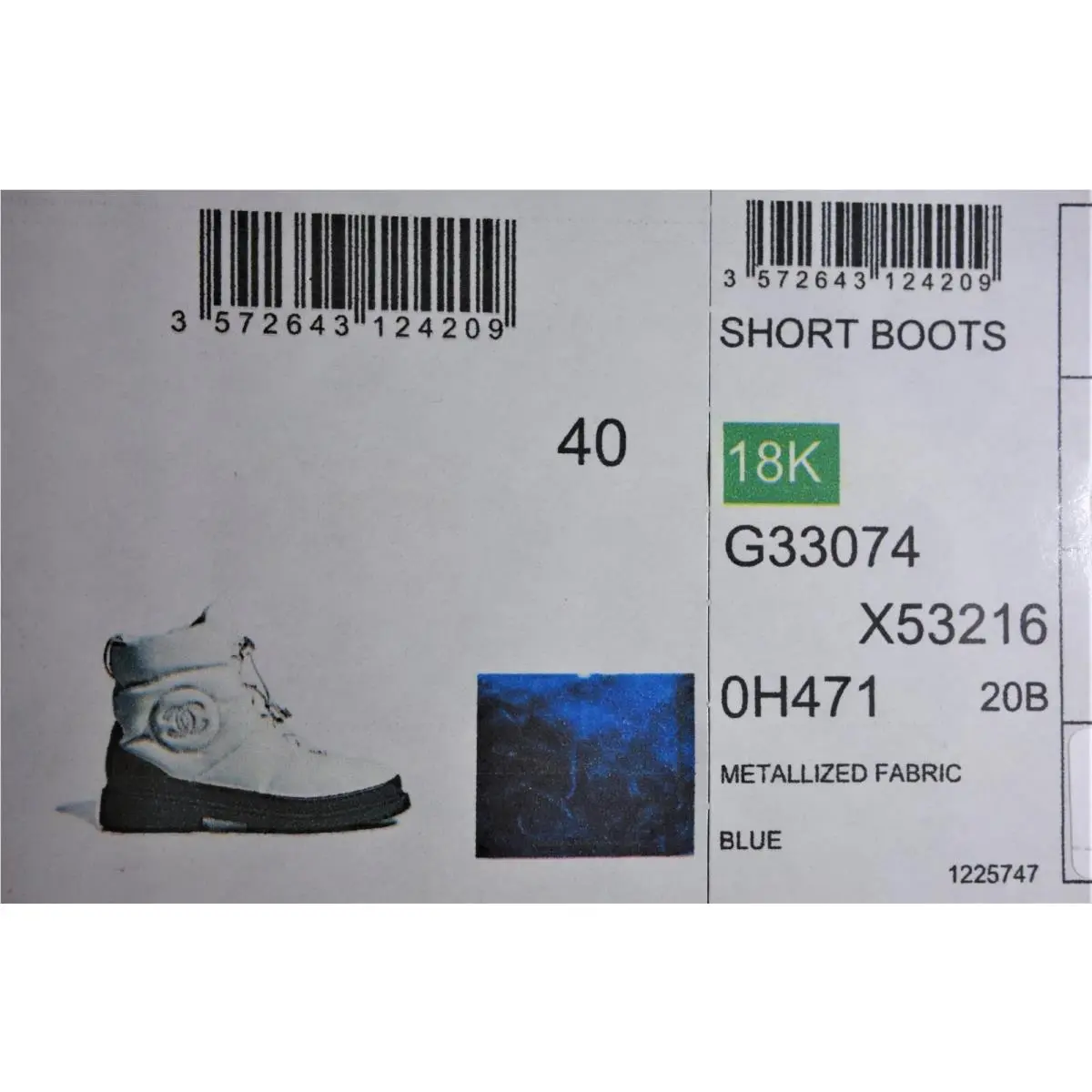 Chanel shoes - Chanel short boots - short boots - Blue (UPC: 3572643124209) 10