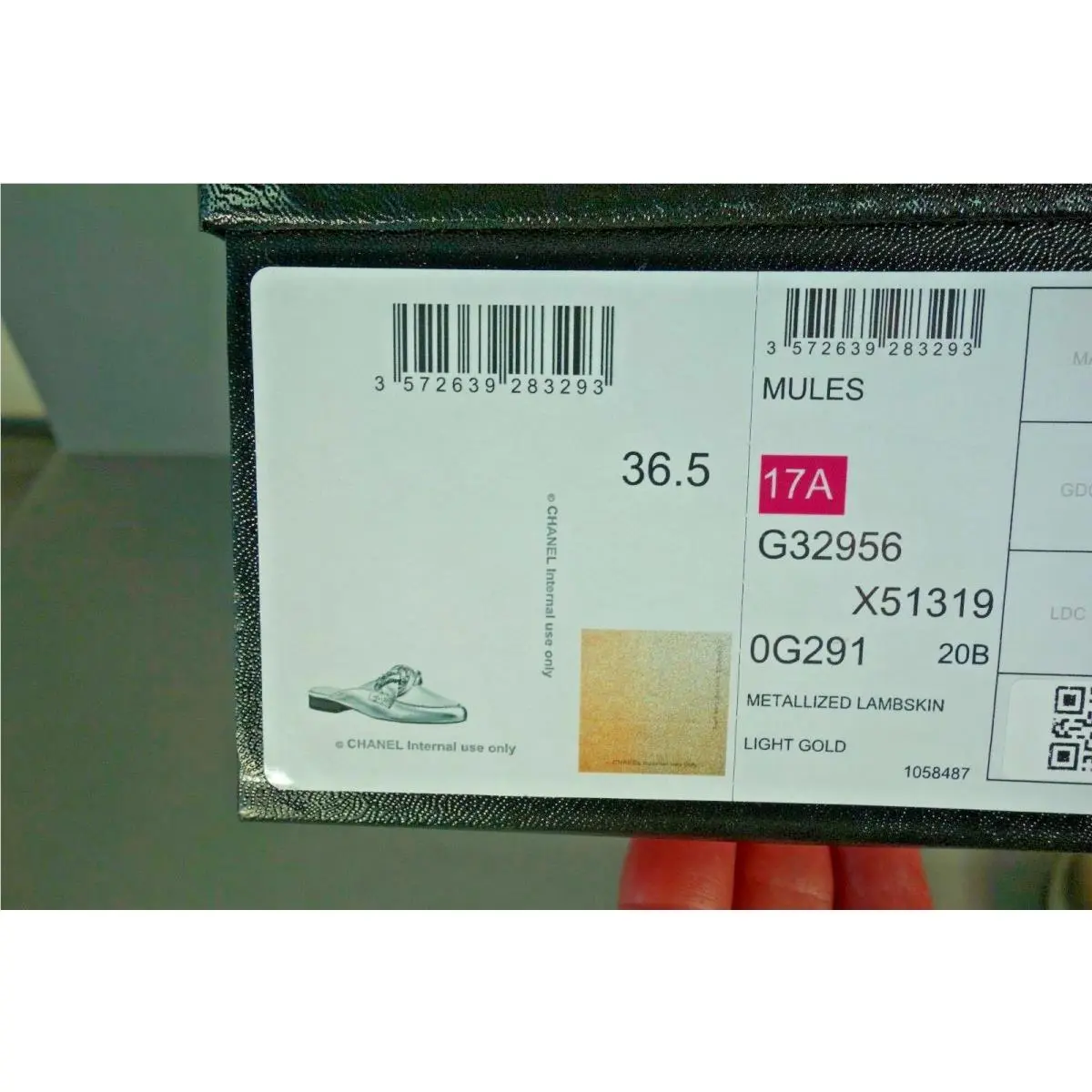 Chanel shoes - Chanel mules - mules - Gold (UPC: 3572639283293) 9