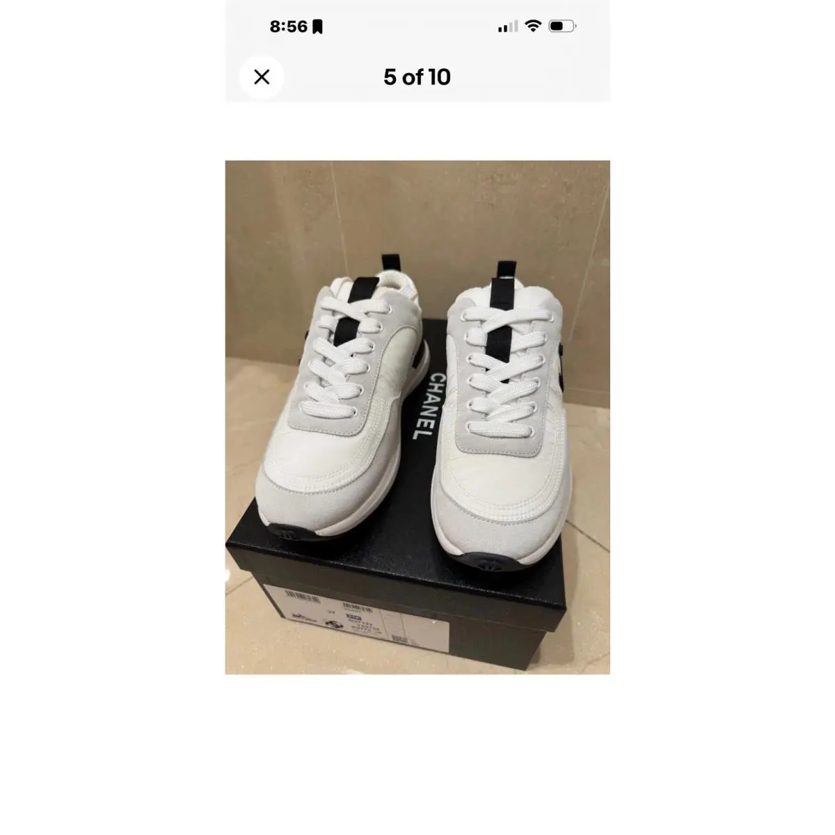 Chanel shoes - Chanel Sneaker - Sneaker - G37122-Y55132-K2775 - White 3