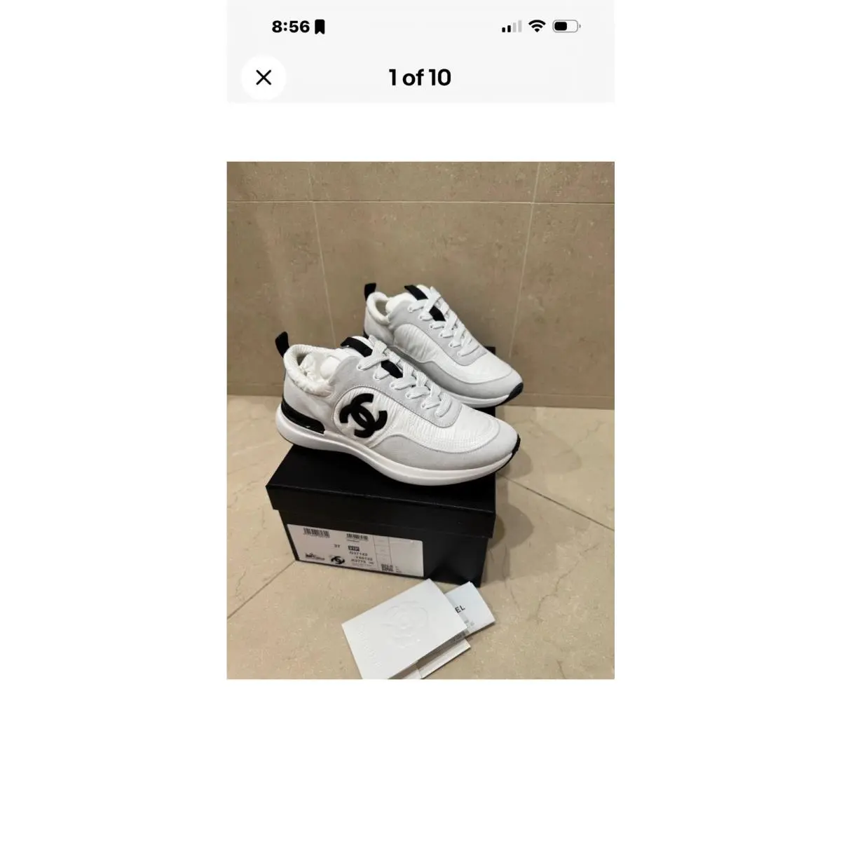 Chanel shoes - Chanel Sneaker - Sneaker - G37122-Y55132-K2775 - White 6