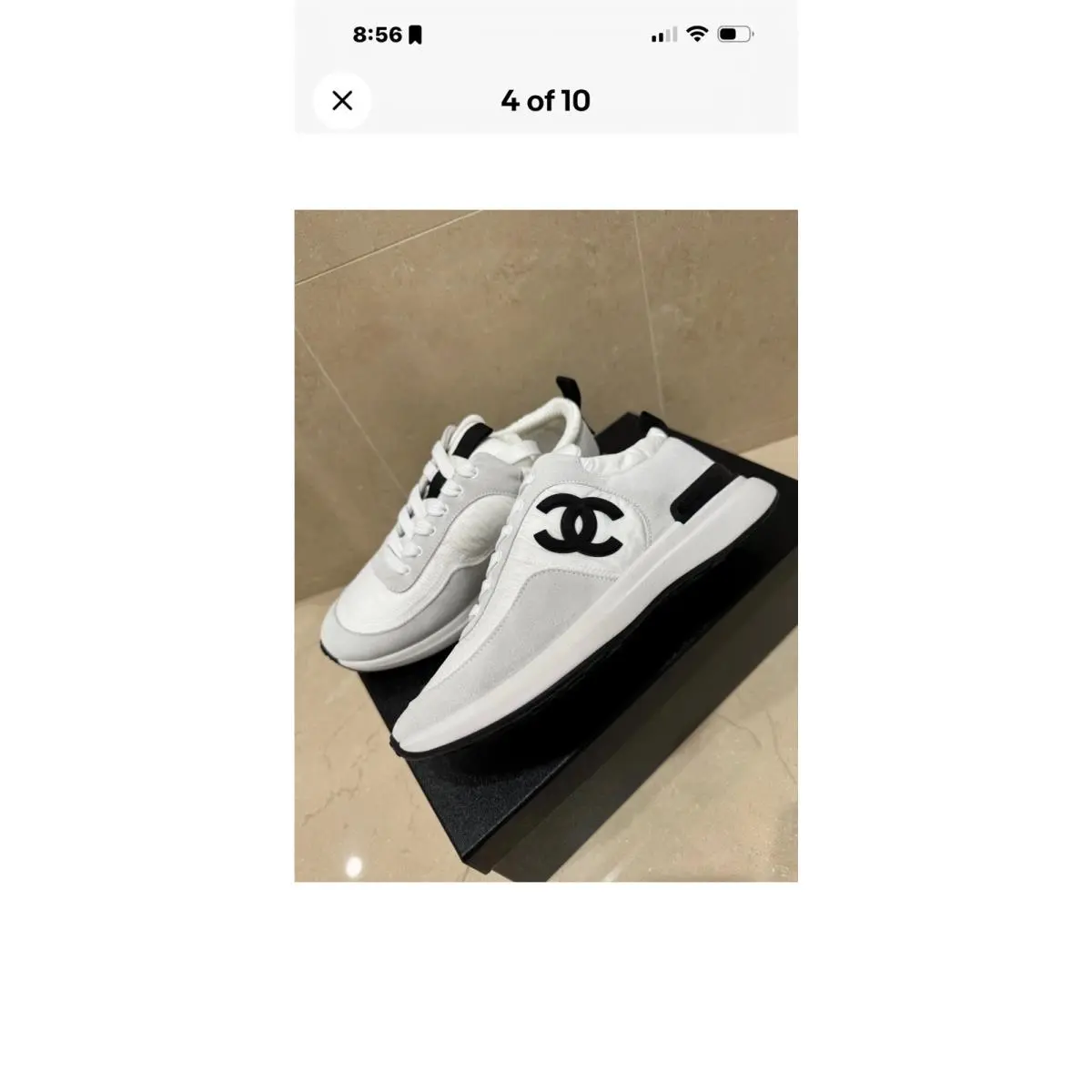 Chanel shoes - Chanel Sneaker - Sneaker - G37122-Y55132-K2775 - White 7