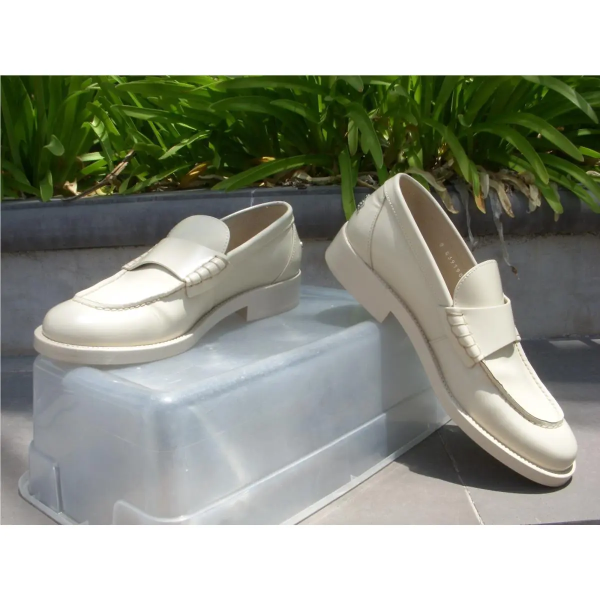 Chanel shoes - Back to College Loafer Moccasin - Light Beige (UPC: 3572672991100) 9