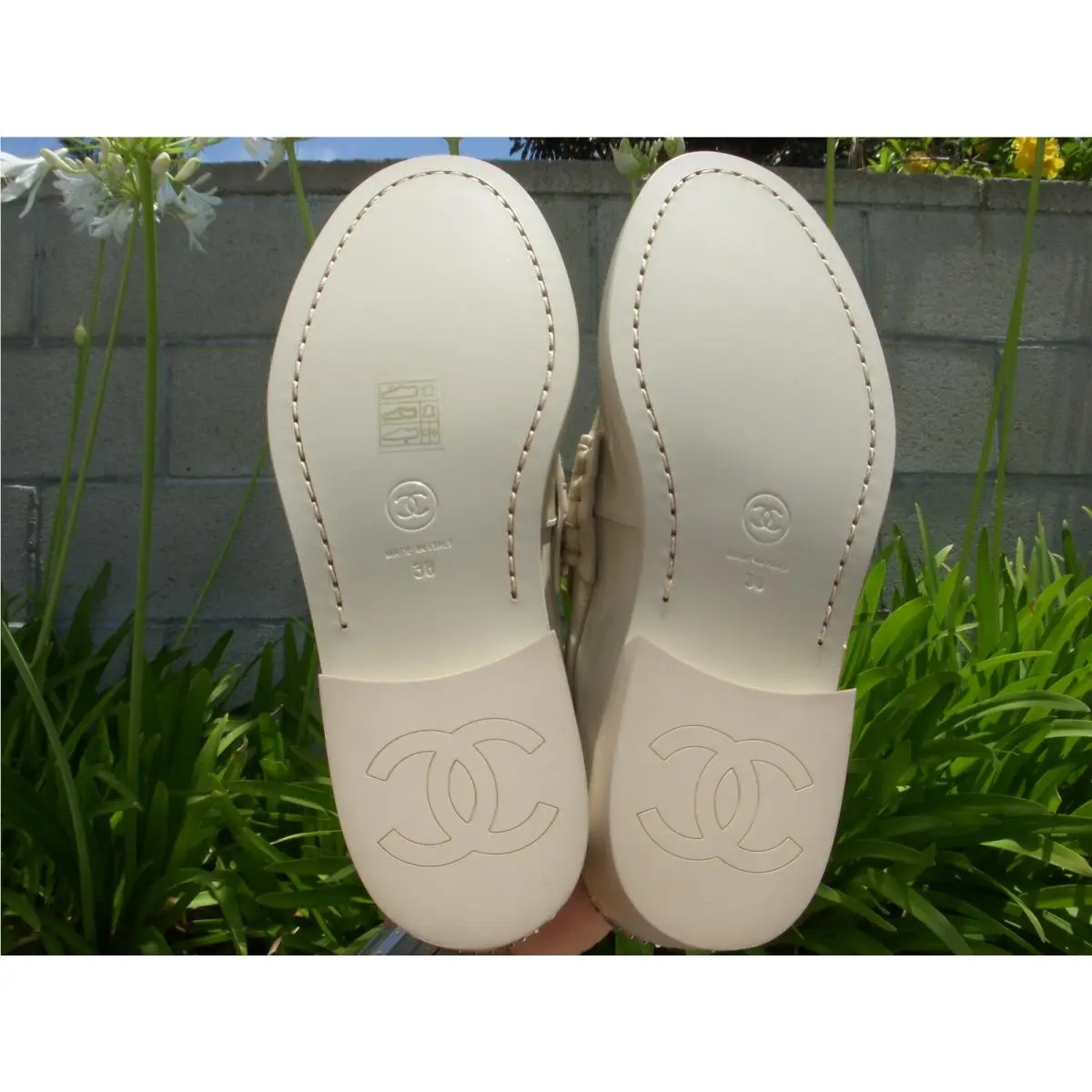Chanel shoes - Back to College Loafer Moccasin - Light Beige (UPC: 3572672991100) 13