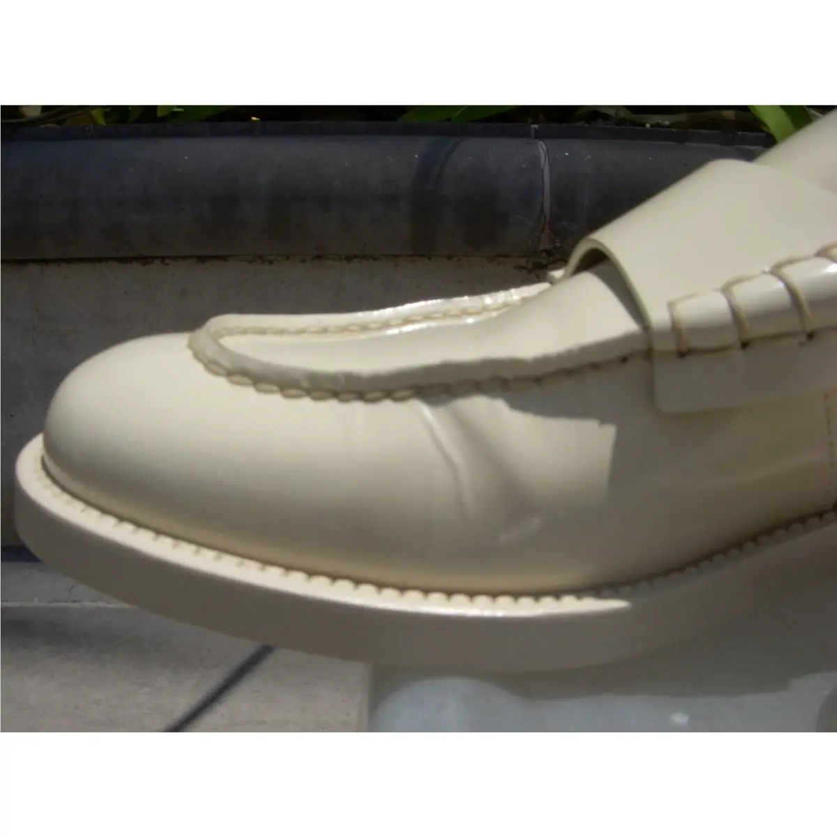 Chanel shoes - Back to College Loafer Moccasin - Light Beige (UPC: 3572672991100) 0