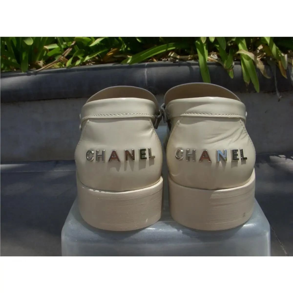 Chanel shoes - Back to College Loafer Moccasin - Light Beige (UPC: 3572672991100) 3
