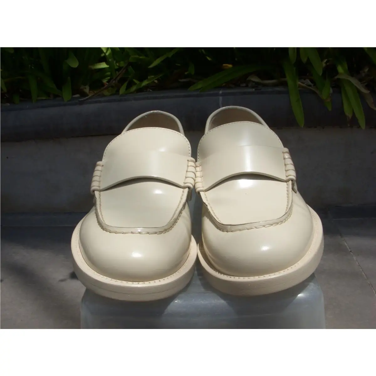 Chanel shoes - Back to College Loafer Moccasin - Light Beige (UPC: 3572672991100) 7