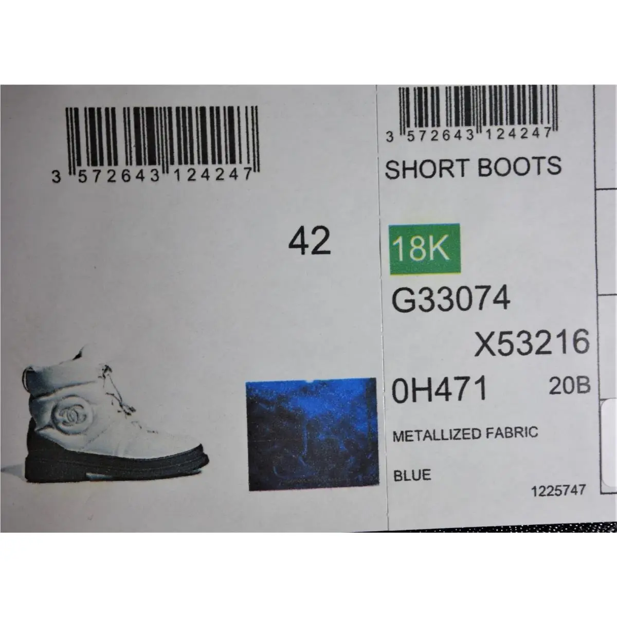 Chanel shoes - Chanel short boots - short boots - Blue (UPC: 3572643124247) 9