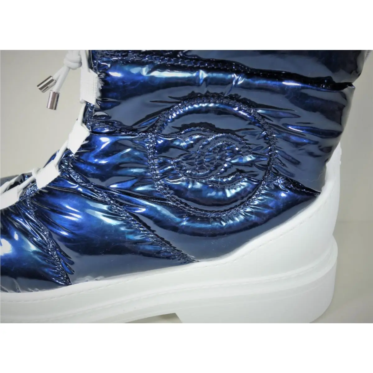 Chanel shoes - Chanel short boots - short boots - Blue (UPC: 3572643124247) 3