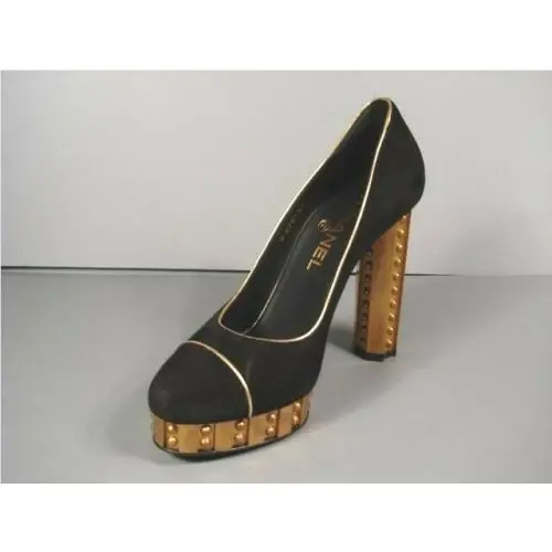 Chanel shoes - Chanel Platform pumps - Platform pumps - Black (UPC: 3572628933888) 2