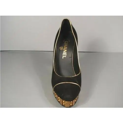 Chanel shoes - Chanel Platform pumps - Platform pumps - Black (UPC: 3572628933888) 3