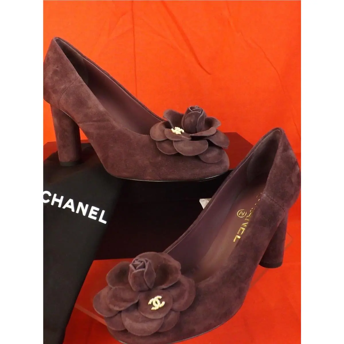 Chanel shoes - CHANEL G32166 - BURGUNDY (UPC: 00505046127396) 8