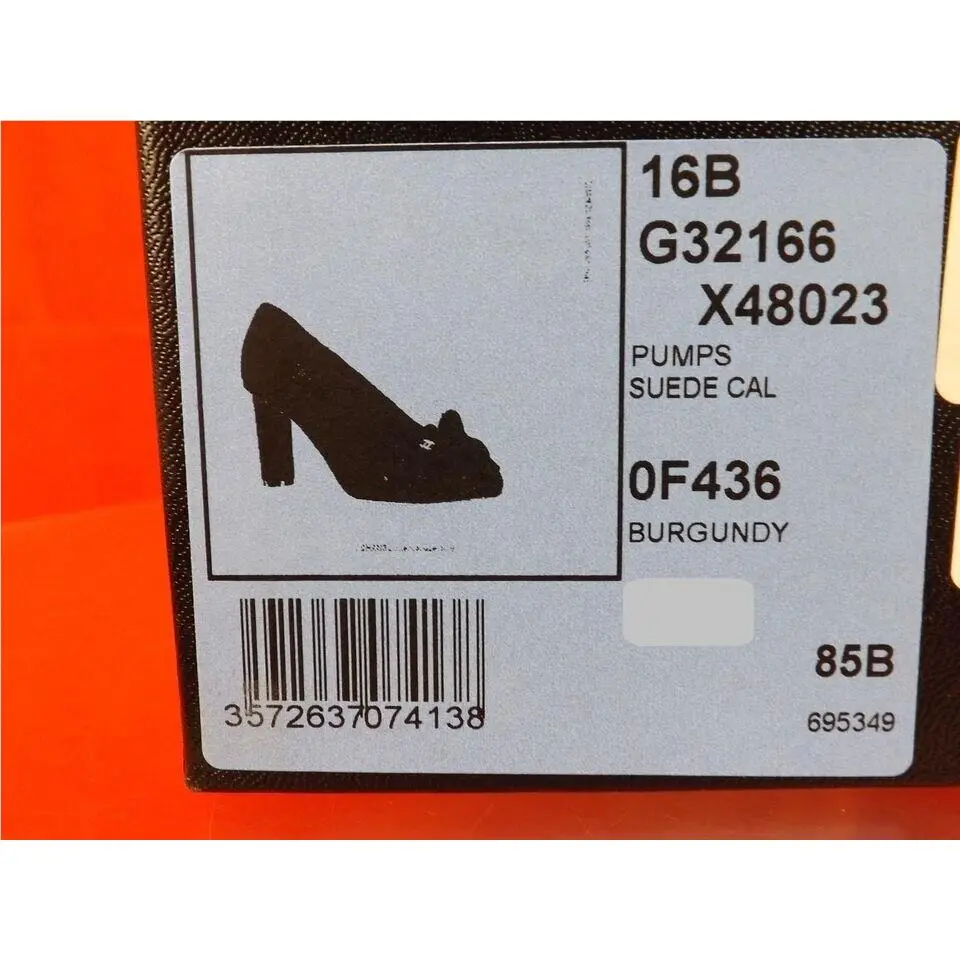Chanel shoes - CHANEL G32166 - BURGUNDY (UPC: 00505046127396) 10