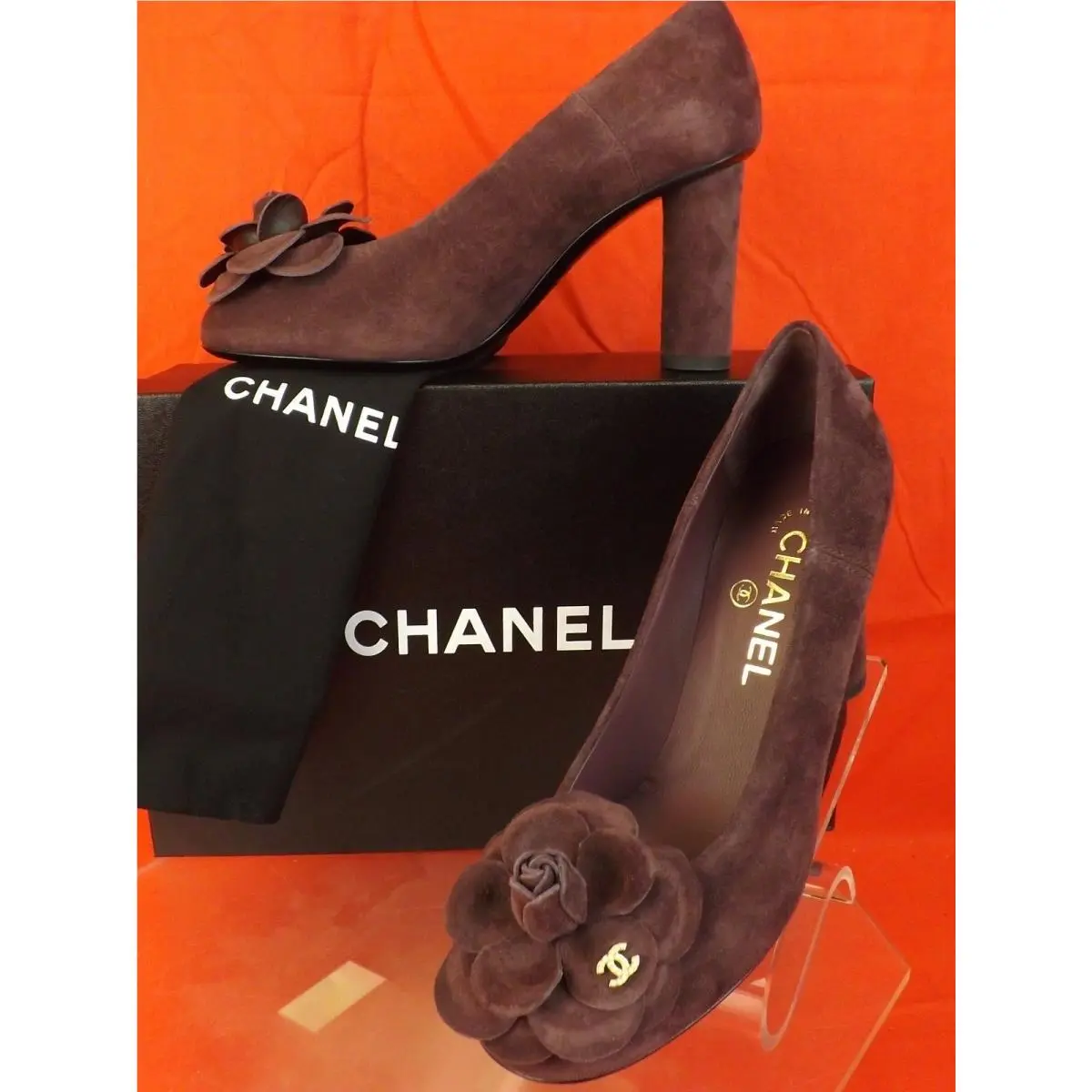 Chanel shoes - CHANEL G32166 - BURGUNDY (UPC: 00505046127396) 0