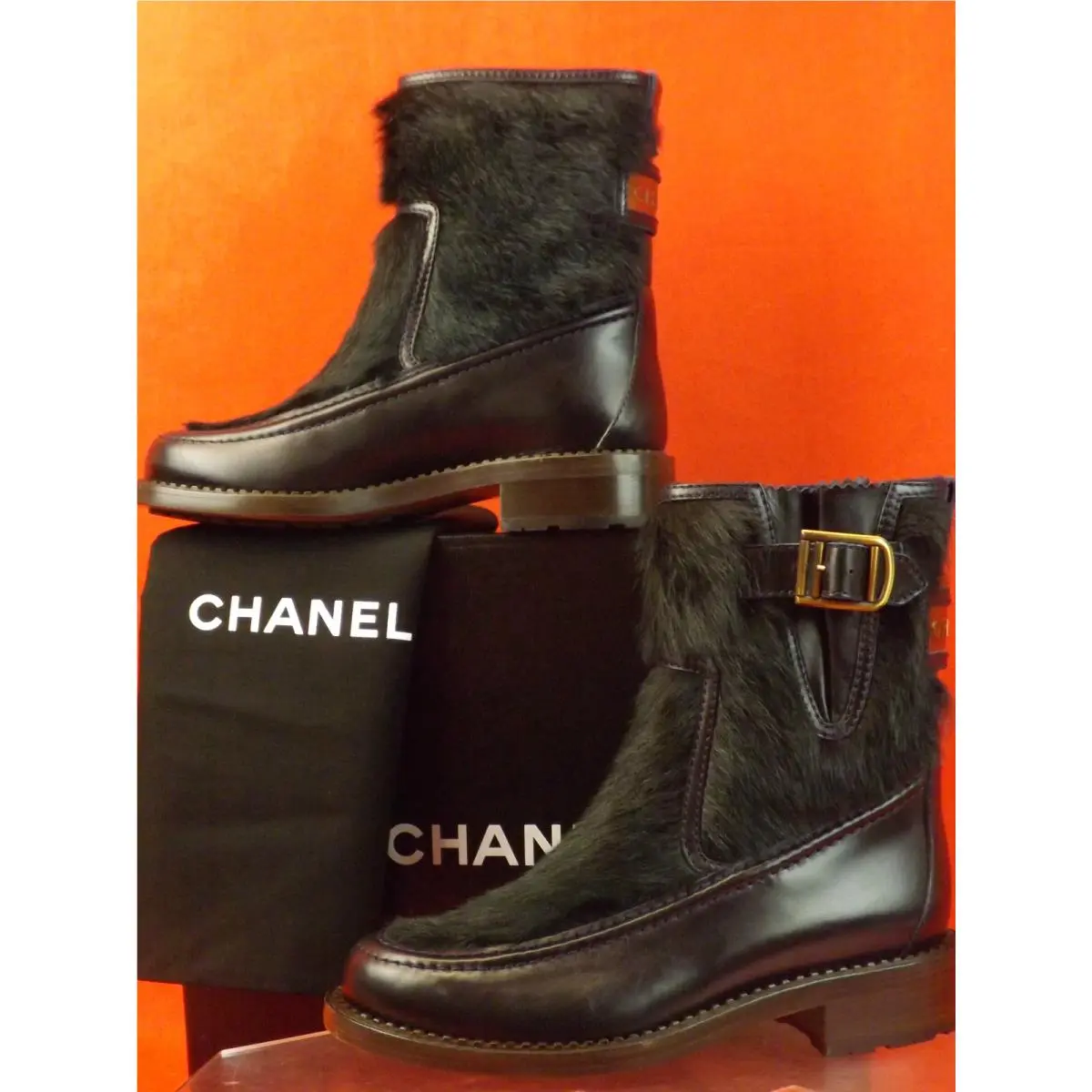 Chanel shoes - Navy Blue/Dark Green 7